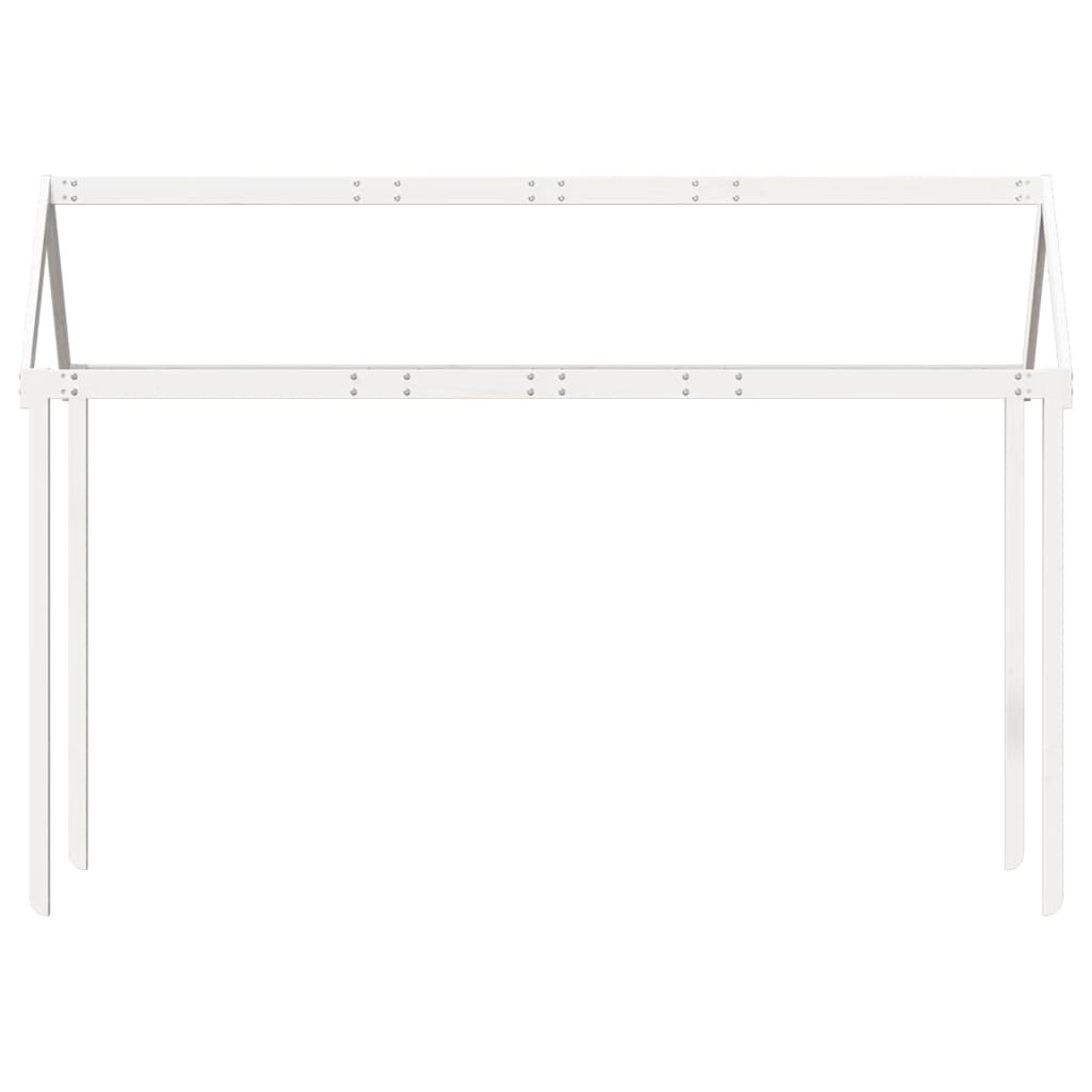 Kinderbedhuisje 217x85,5x154 cm massief grenenhout wit is nu te koop bij PeponiXL, paradijselijk wonen!
