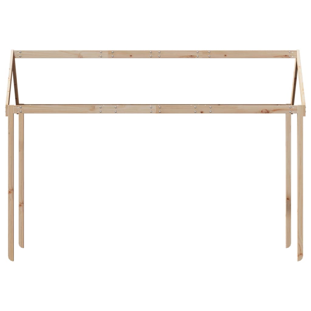 Kinderbedhuisje 207x80,5x151,5 cm massief grenenhout is nu te koop bij PeponiXL, paradijselijk wonen!