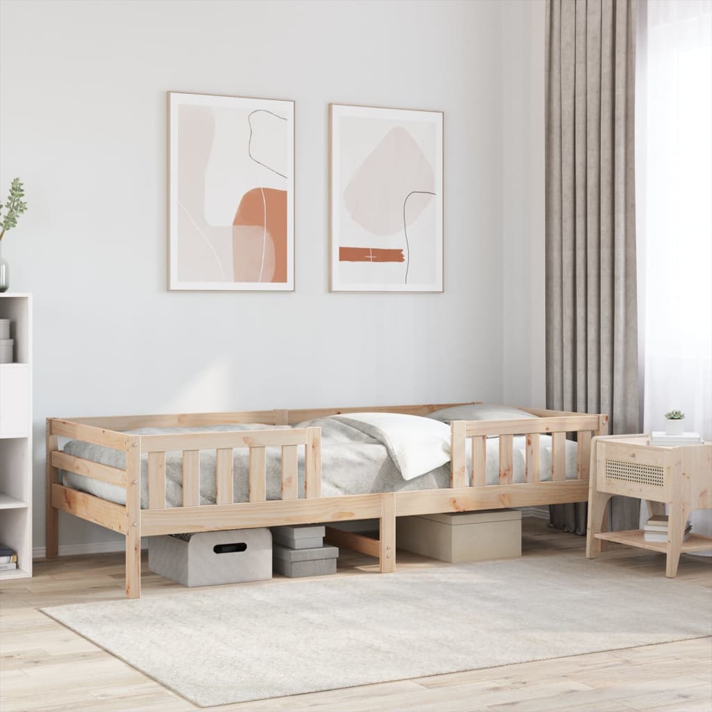 Bedframe zonder matras massief grenenhout 100x200 cm is nu te koop bij PeponiXL, paradijselijk wonen!