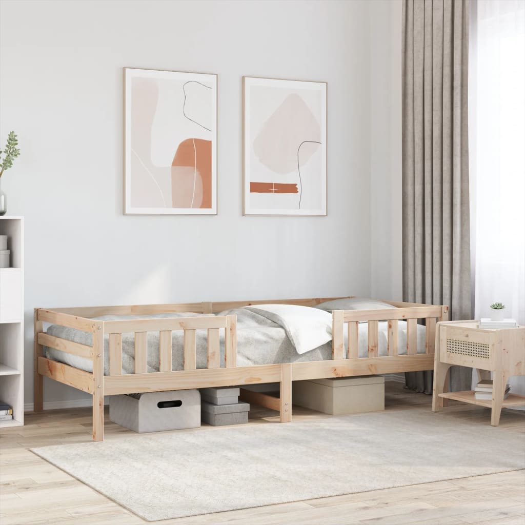 Bedframe zonder matras massief grenenhout 90x190 cm is nu te koop bij PeponiXL, paradijselijk wonen!