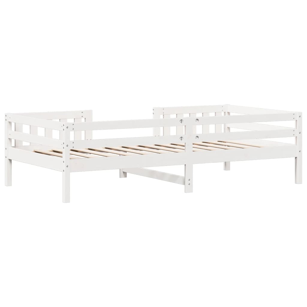 Bedframe zonder matras massief grenenhout wit 90x190 cm is nu te koop bij PeponiXL, paradijselijk wonen!