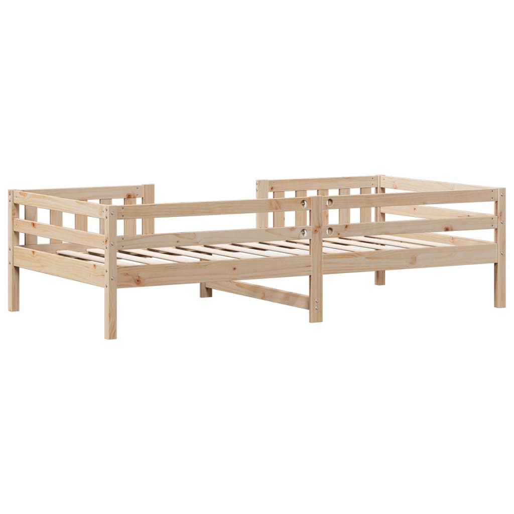 Bedframe zonder matras massief grenenhout 75x190 cm is nu te koop bij PeponiXL, paradijselijk wonen!