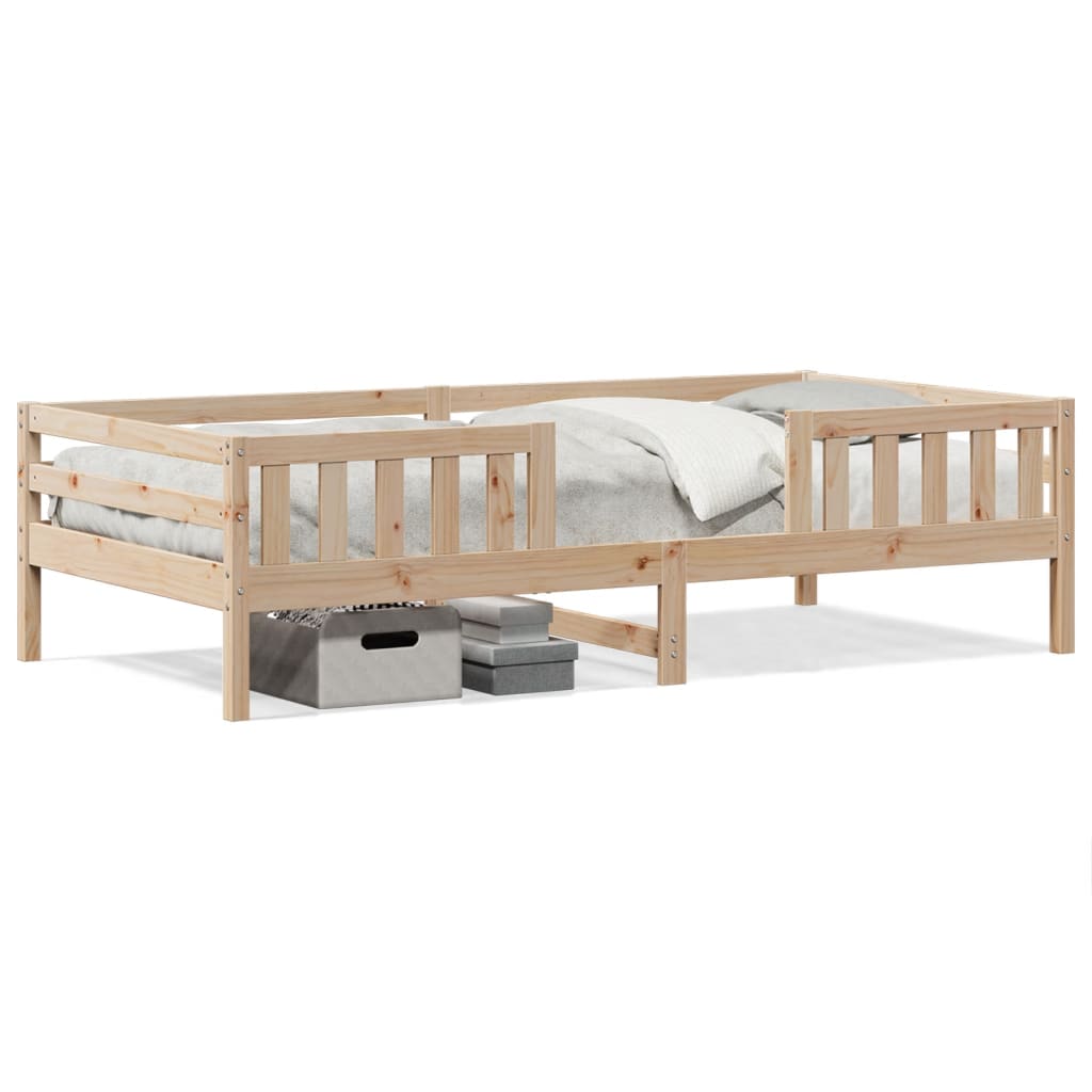 Bedframe zonder matras massief grenenhout 75x190 cm is nu te koop bij PeponiXL, paradijselijk wonen!