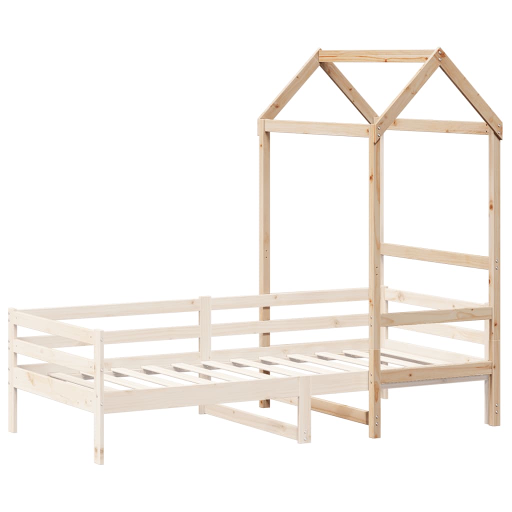 Kinderbedhuisje 118x70x176,5 cm massief grenenhout is nu te koop bij PeponiXL, paradijselijk wonen!