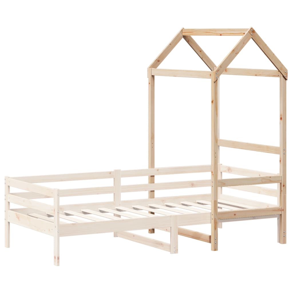 Kinderbedhuisje 98x70x176,5 cm massief grenenhout is nu te koop bij PeponiXL, paradijselijk wonen!