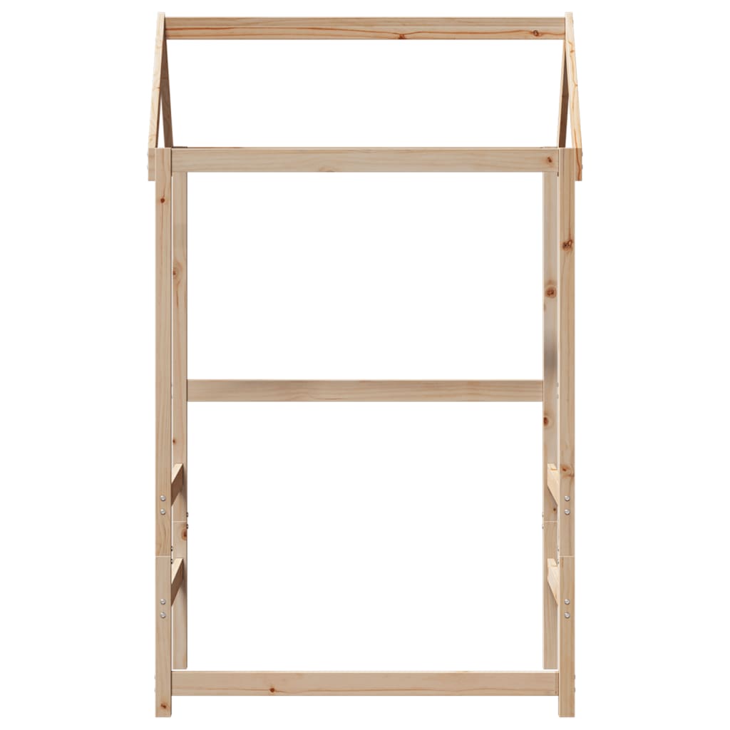 Kinderbedhuisje 98x70x176,5 cm massief grenenhout is nu te koop bij PeponiXL, paradijselijk wonen!