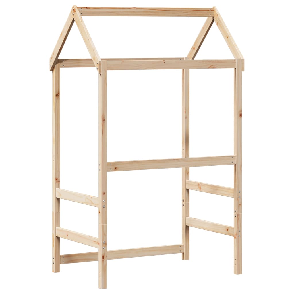 Kinderbedhuisje 98x70x176,5 cm massief grenenhout is nu te koop bij PeponiXL, paradijselijk wonen!