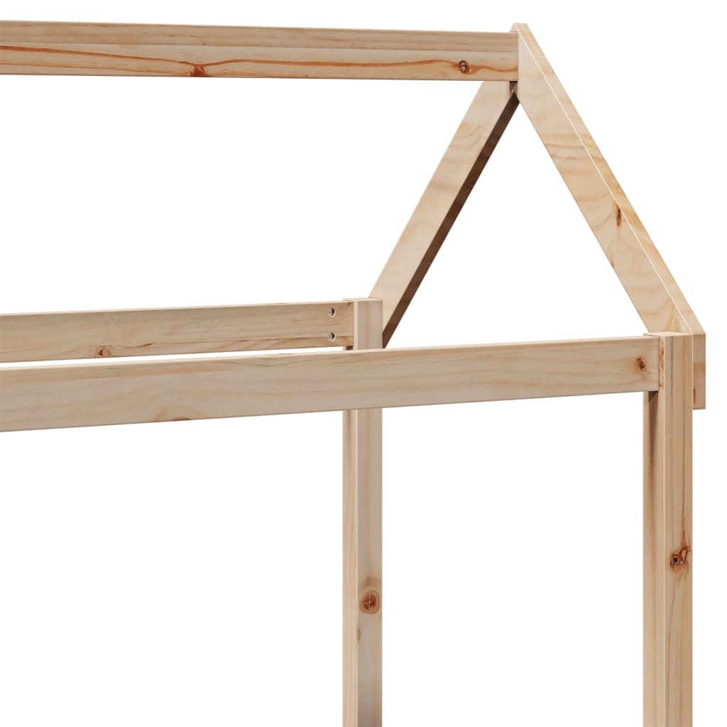 Kinderbedhuisje 98x70x176,5 cm massief grenenhout is nu te koop bij PeponiXL, paradijselijk wonen!
