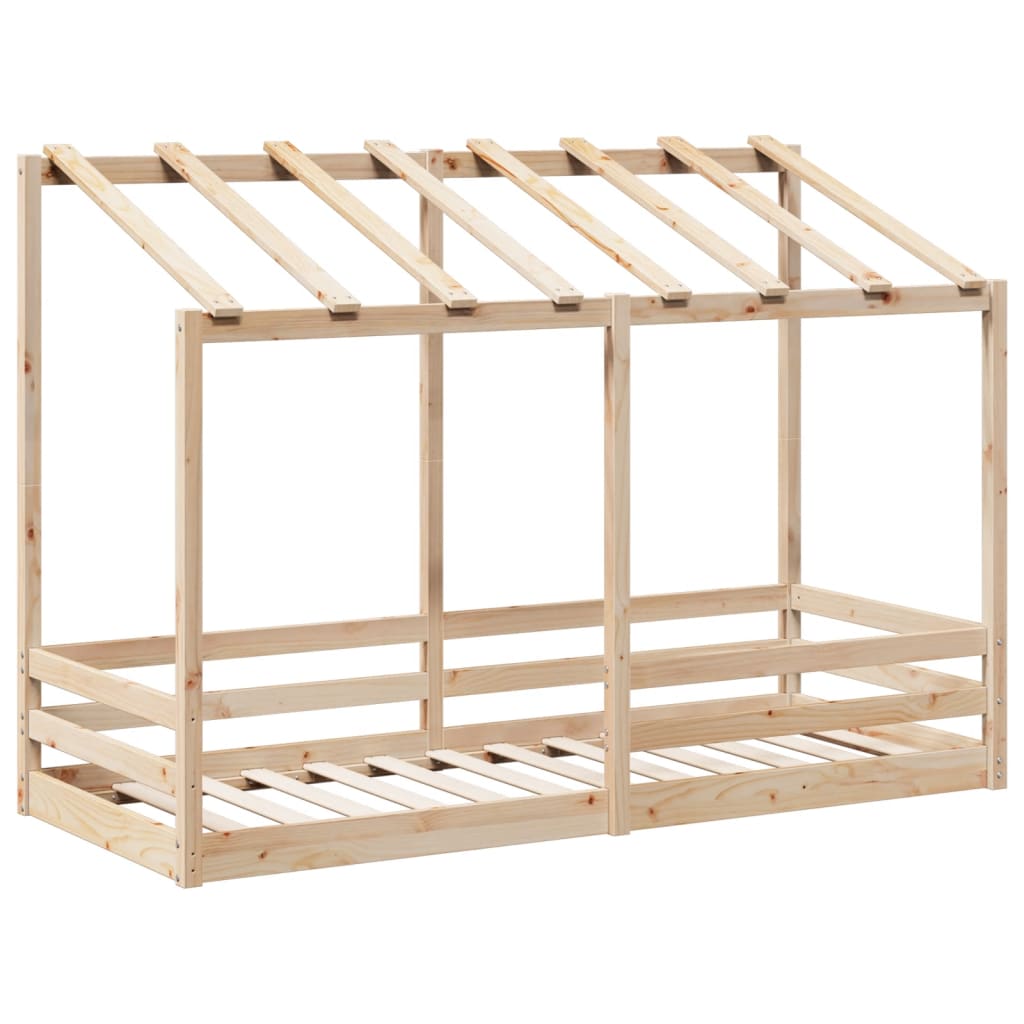 Kinderbed met bedhuis 90x190 cm massief grenenhout is nu te koop bij PeponiXL, paradijselijk wonen!