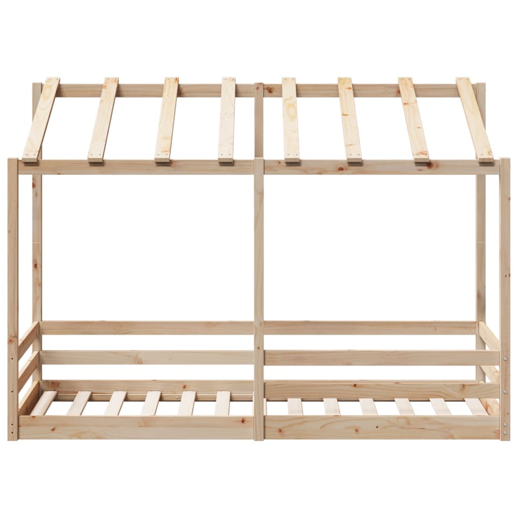 Kinderbed met bedhuis 90x190 cm massief grenenhout is nu te koop bij PeponiXL, paradijselijk wonen!