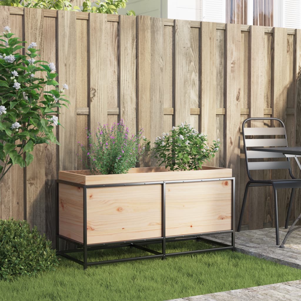 Plantenbak 100x40x50 cm massief grenenhout is nu te koop bij PeponiXL, paradijselijk wonen!