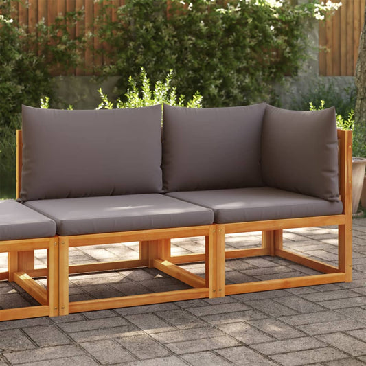 Tuinbank met kussens 2-zits acaciahout & touw is nu te koop bij PeponiXL, paradijselijk wonen!