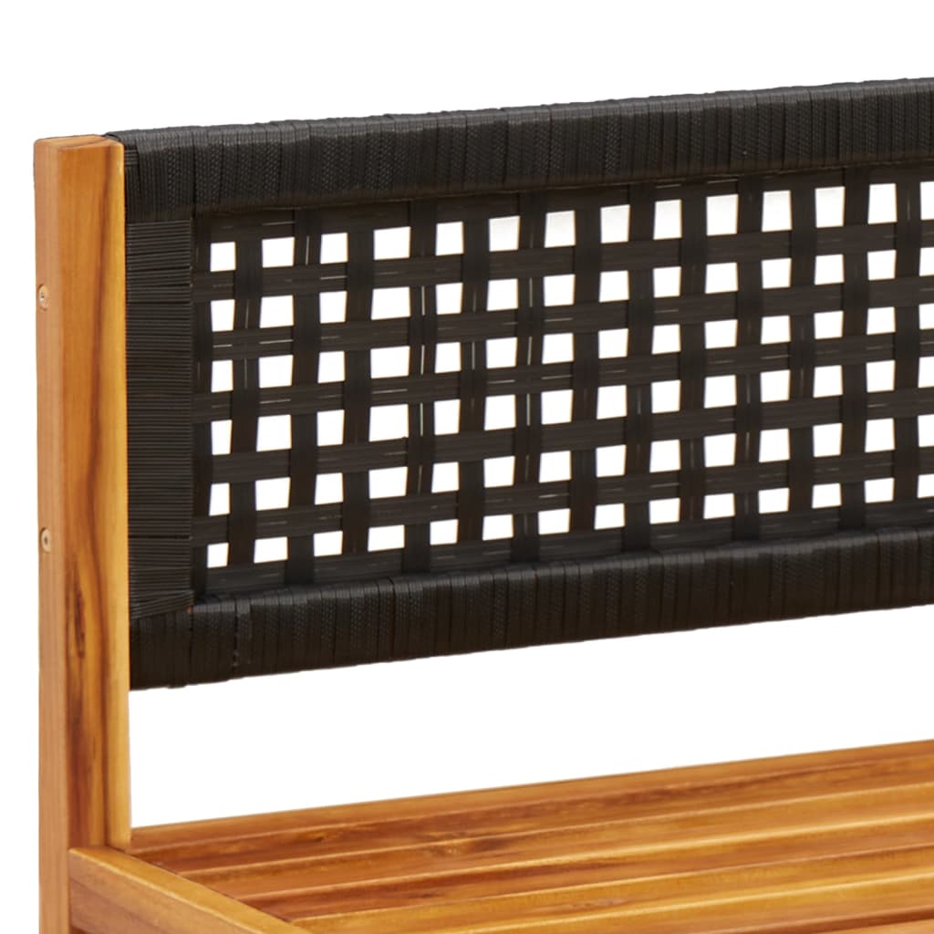 3-delige tuinbankset met kussens acaciahout & rotan is nu te koop bij PeponiXL, paradijselijk wonen!