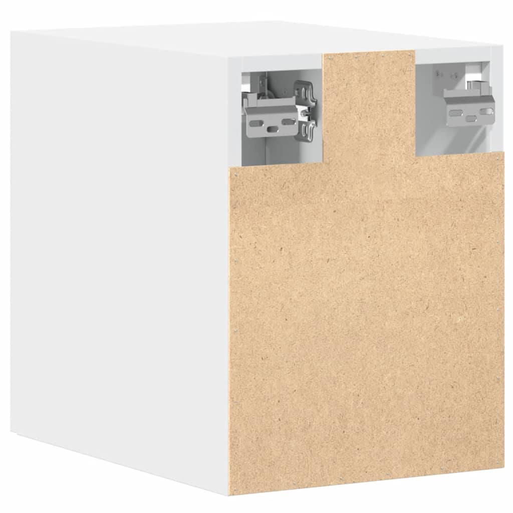 Wandkast 30x42,5x40 cm bewerkt hout wit is nu te koop bij PeponiXL, paradijselijk wonen!