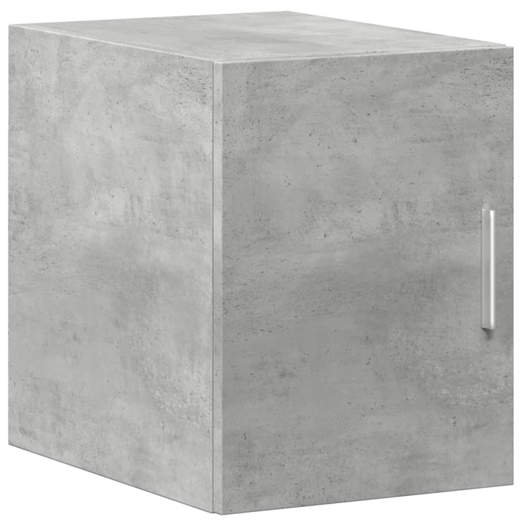 Wandkast 30x42,5x40 cm bewerkt hout betongrijs is nu te koop bij PeponiXL, paradijselijk wonen!