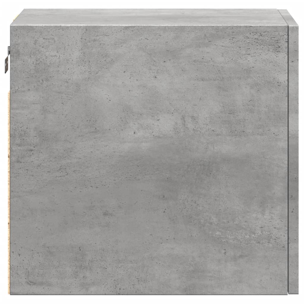 Wandkast 30x42,5x40 cm bewerkt hout betongrijs is nu te koop bij PeponiXL, paradijselijk wonen!