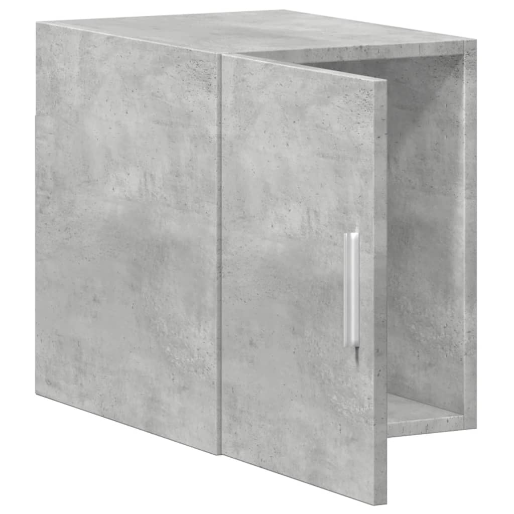 Wandkast 30x42,5x40 cm bewerkt hout betongrijs is nu te koop bij PeponiXL, paradijselijk wonen!