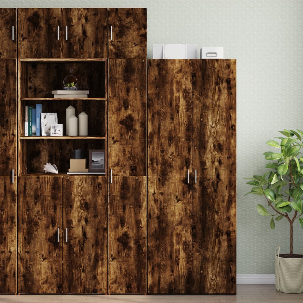 Wandkast 30x42,5x40 cm bewerkt hout gerookt eikenkleurig is nu te koop bij PeponiXL, paradijselijk wonen!