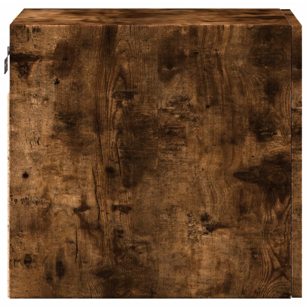 Wandkast 30x42,5x40 cm bewerkt hout gerookt eikenkleurig is nu te koop bij PeponiXL, paradijselijk wonen!