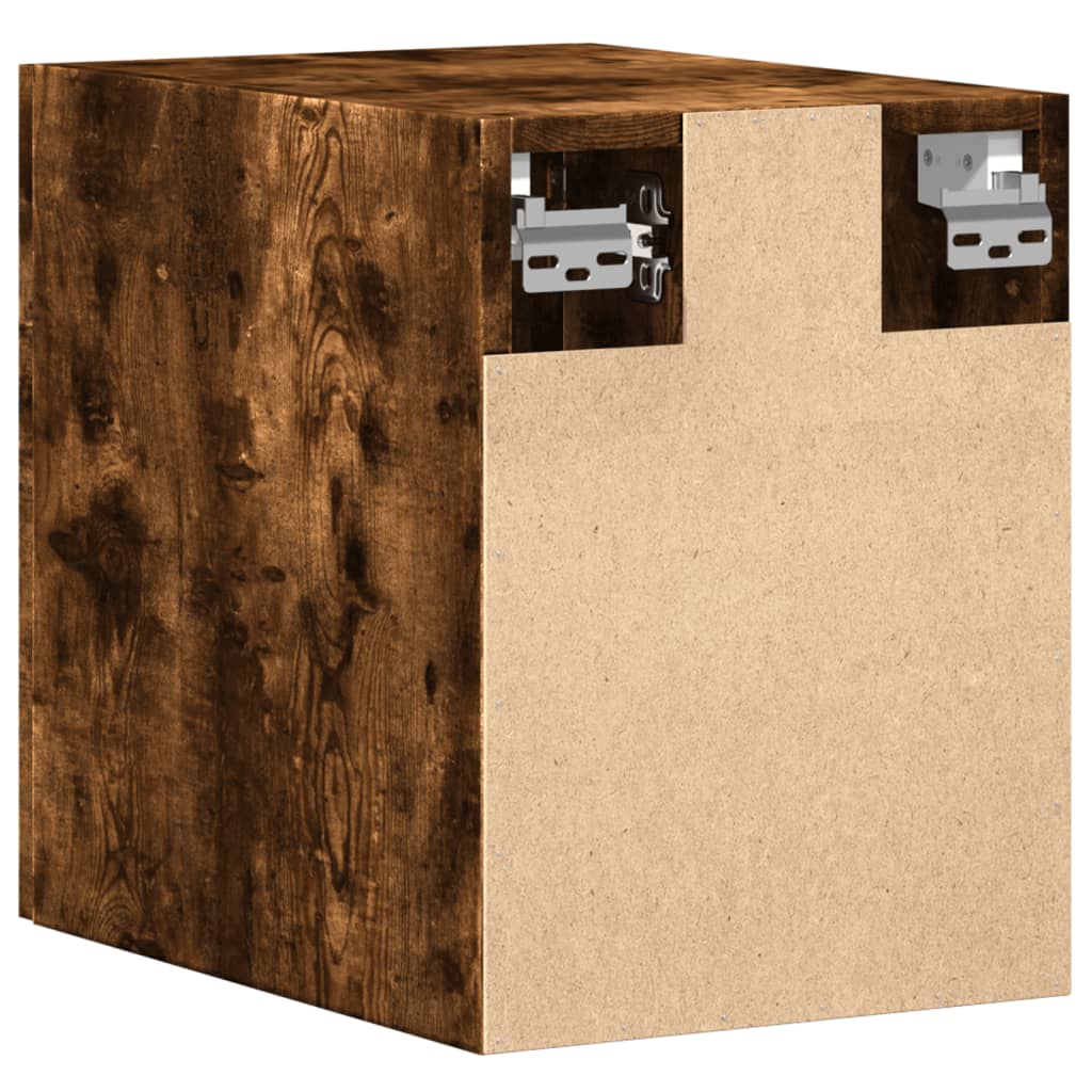 Wandkast 30x42,5x40 cm bewerkt hout gerookt eikenkleurig is nu te koop bij PeponiXL, paradijselijk wonen!