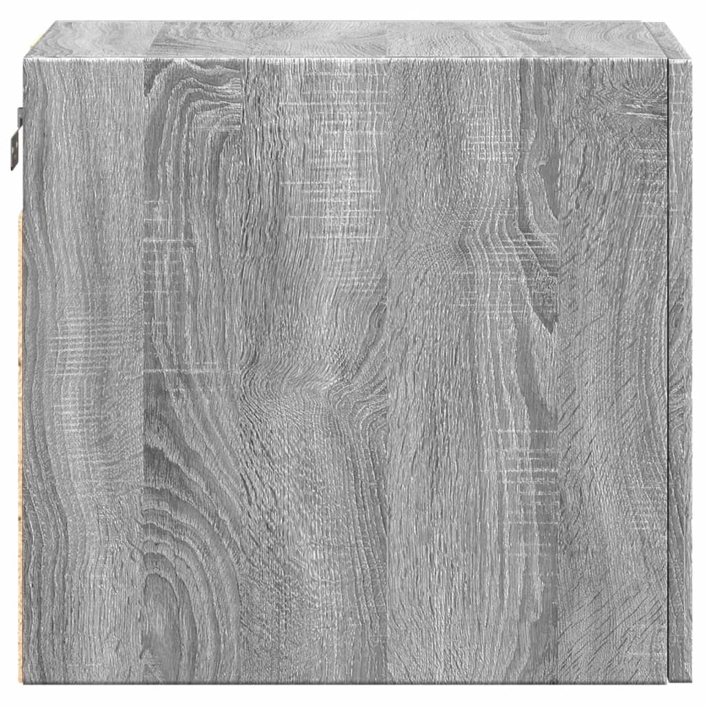 Wandkast 30x42,5x40 cm bewerkt hout grijs sonoma eikenkleurig is nu te koop bij PeponiXL, paradijselijk wonen!