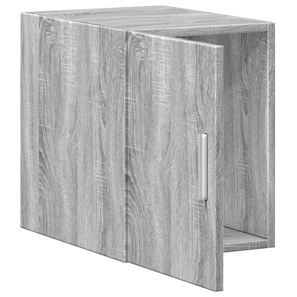 Wandkast 30x42,5x40 cm bewerkt hout grijs sonoma eikenkleurig is nu te koop bij PeponiXL, paradijselijk wonen!