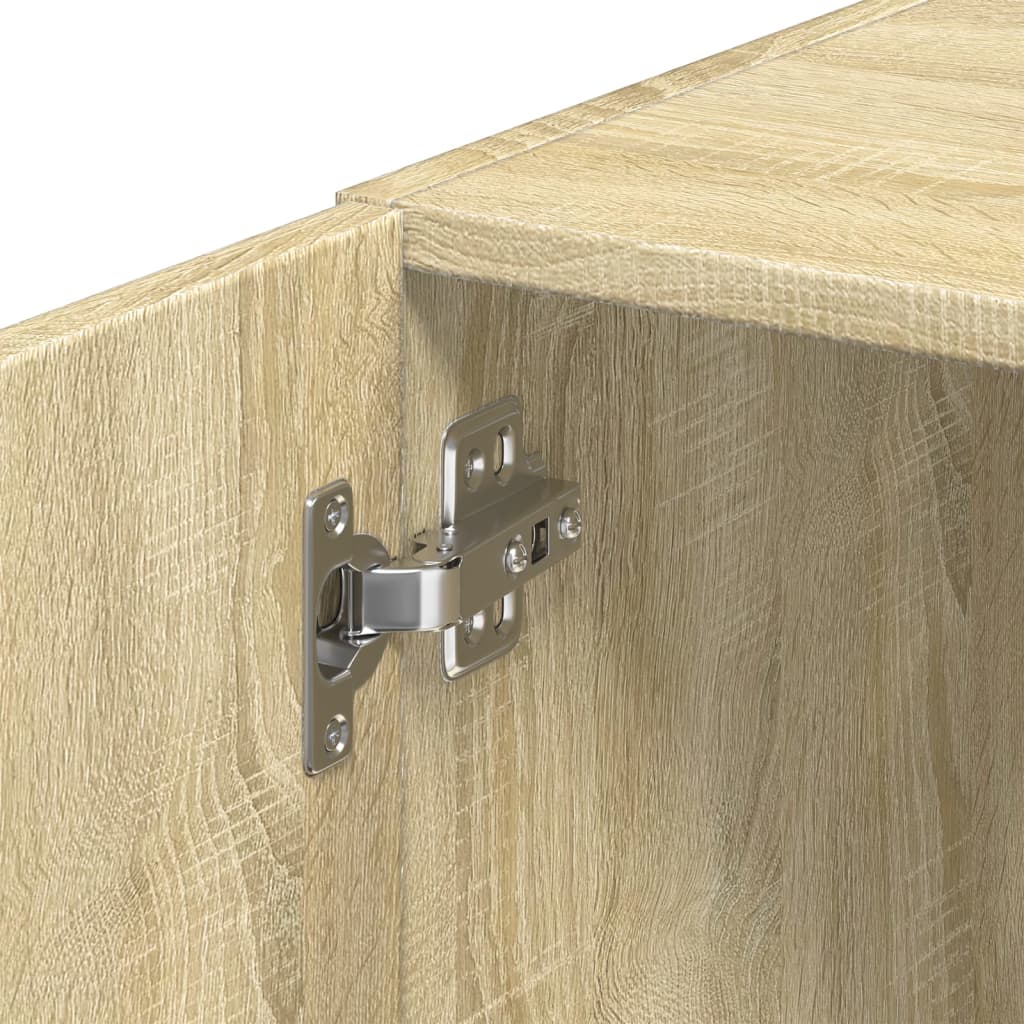 Wandkast 40x42,5x40 cm bewerkt hout sonoma eikenkleurig is nu te koop bij PeponiXL, paradijselijk wonen!