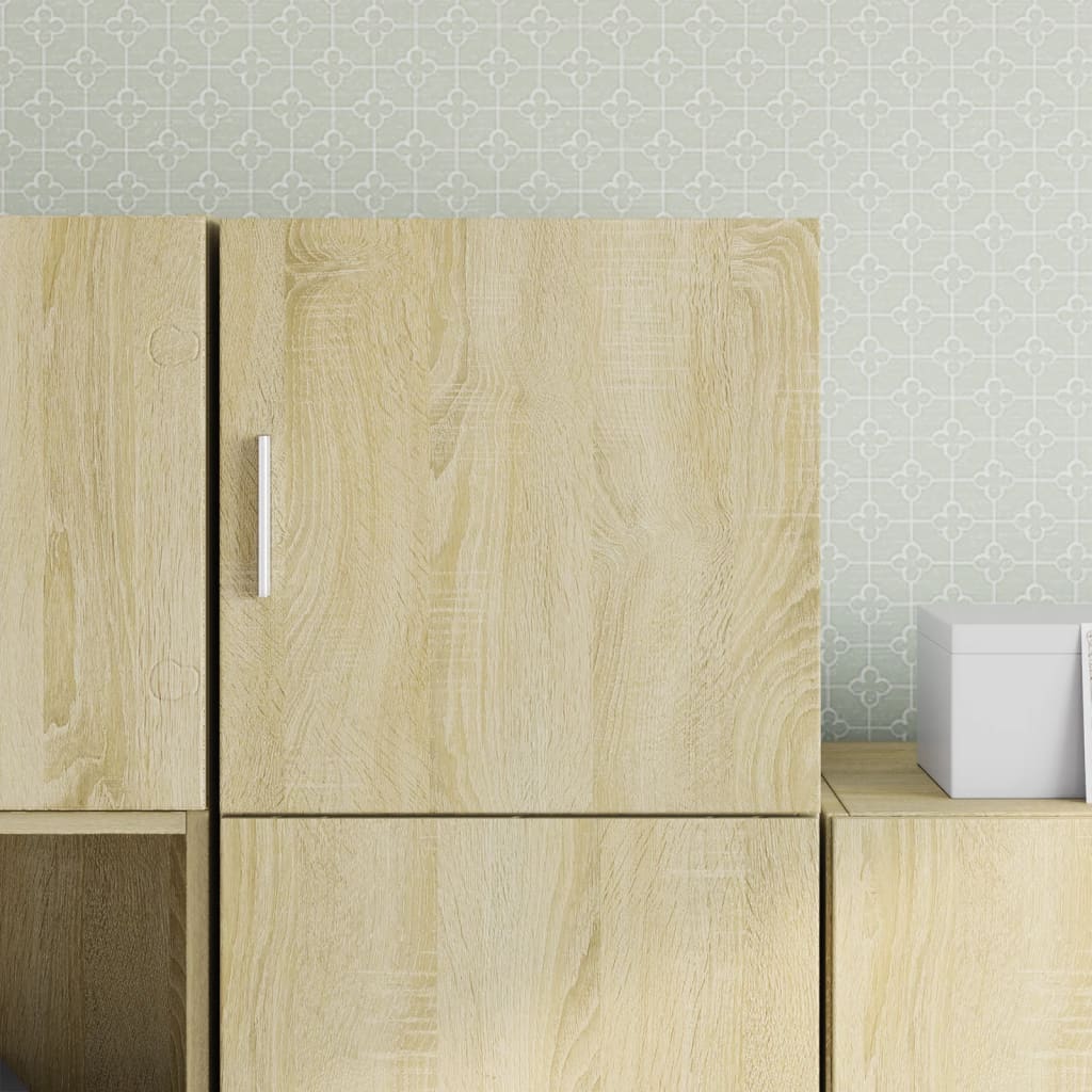 Wandkast 40x42,5x40 cm bewerkt hout sonoma eikenkleurig is nu te koop bij PeponiXL, paradijselijk wonen!