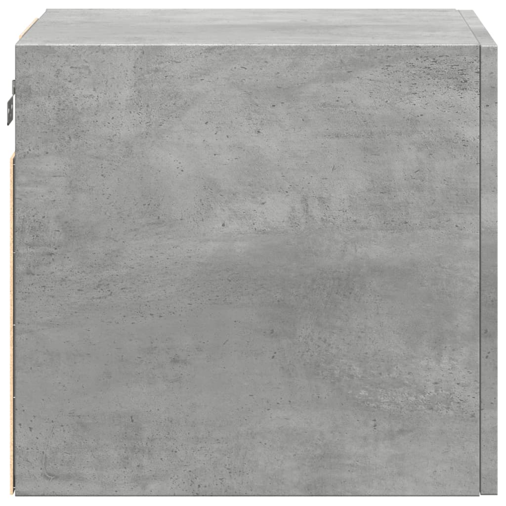 Wandkast 40x42,5x40 cm bewerkt hout betongrijs is nu te koop bij PeponiXL, paradijselijk wonen!