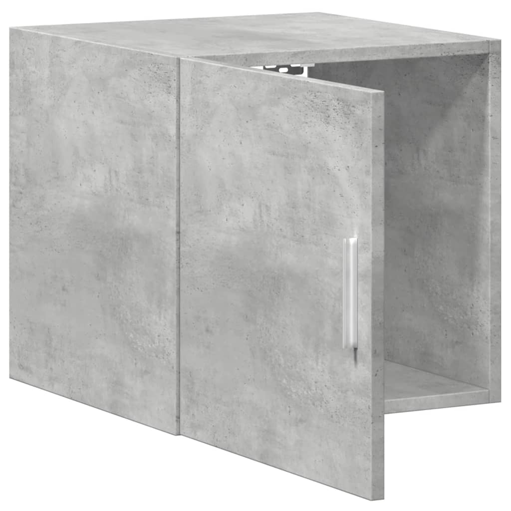 Wandkast 40x42,5x40 cm bewerkt hout betongrijs is nu te koop bij PeponiXL, paradijselijk wonen!