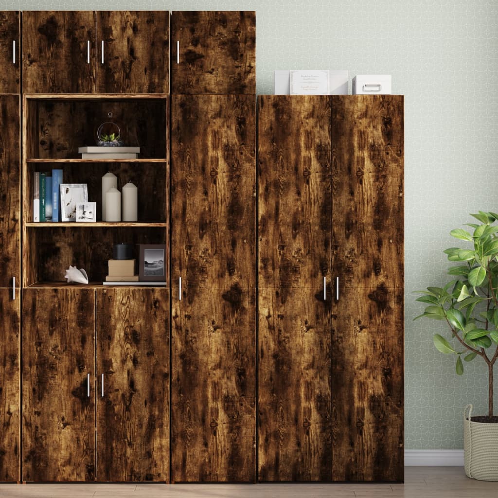 Wandkast 40x42,5x40 cm bewerkt hout gerookt eikenkleurig is nu te koop bij PeponiXL, paradijselijk wonen!