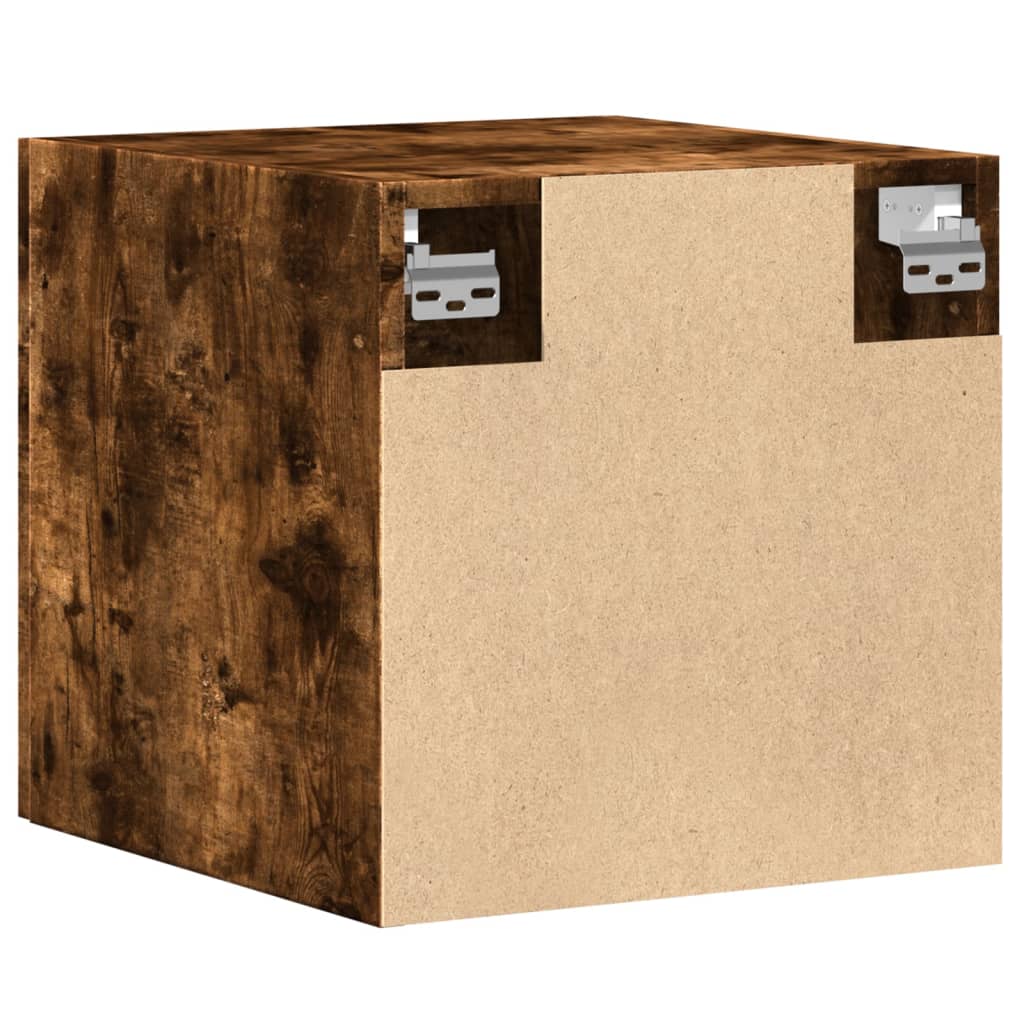 Wandkast 40x42,5x40 cm bewerkt hout gerookt eikenkleurig is nu te koop bij PeponiXL, paradijselijk wonen!