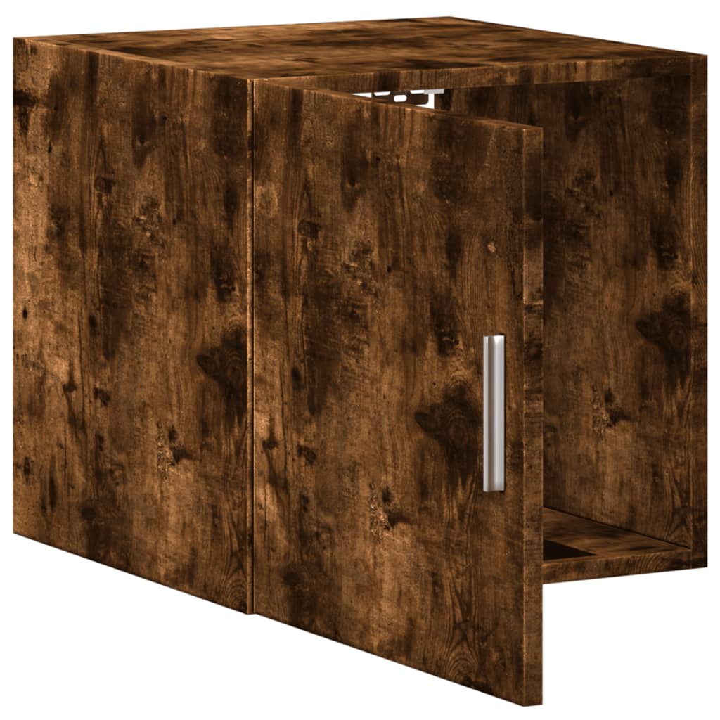 Wandkast 40x42,5x40 cm bewerkt hout gerookt eikenkleurig is nu te koop bij PeponiXL, paradijselijk wonen!