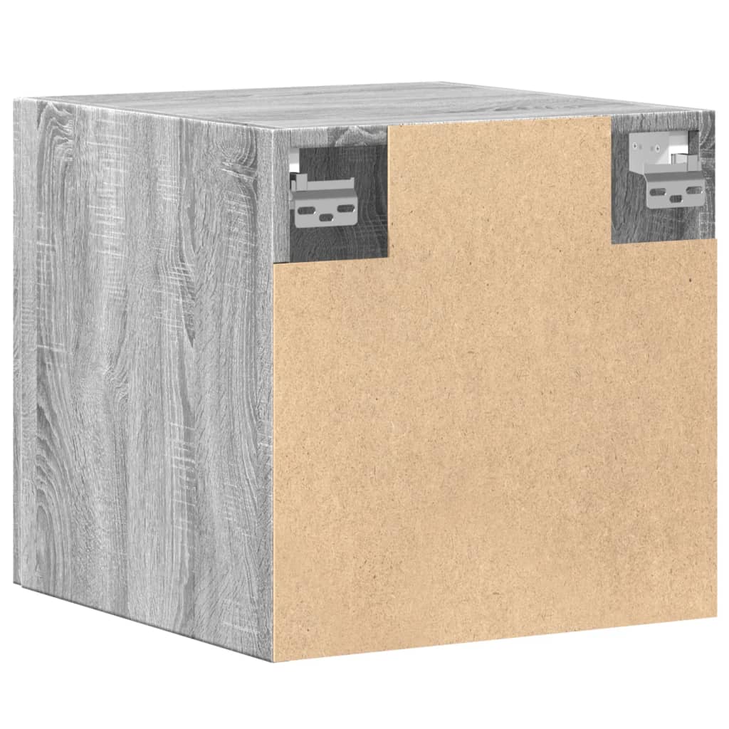 Wandkast 40x42,5x40 cm bewerkt hout grijs sonoma is nu te koop bij PeponiXL, paradijselijk wonen!