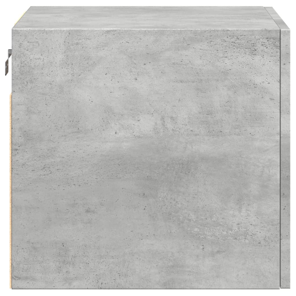 Wandkast 45x42,5x40 cm bewerkt hout betongrijs is nu te koop bij PeponiXL, paradijselijk wonen!