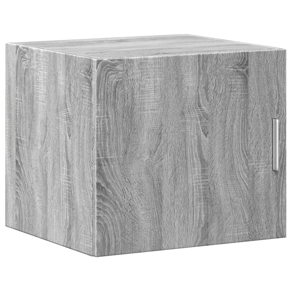 Wandkast 45x42,5x40 cm bewerkt hout grijs sonoma eikenkleurig is nu te koop bij PeponiXL, paradijselijk wonen!