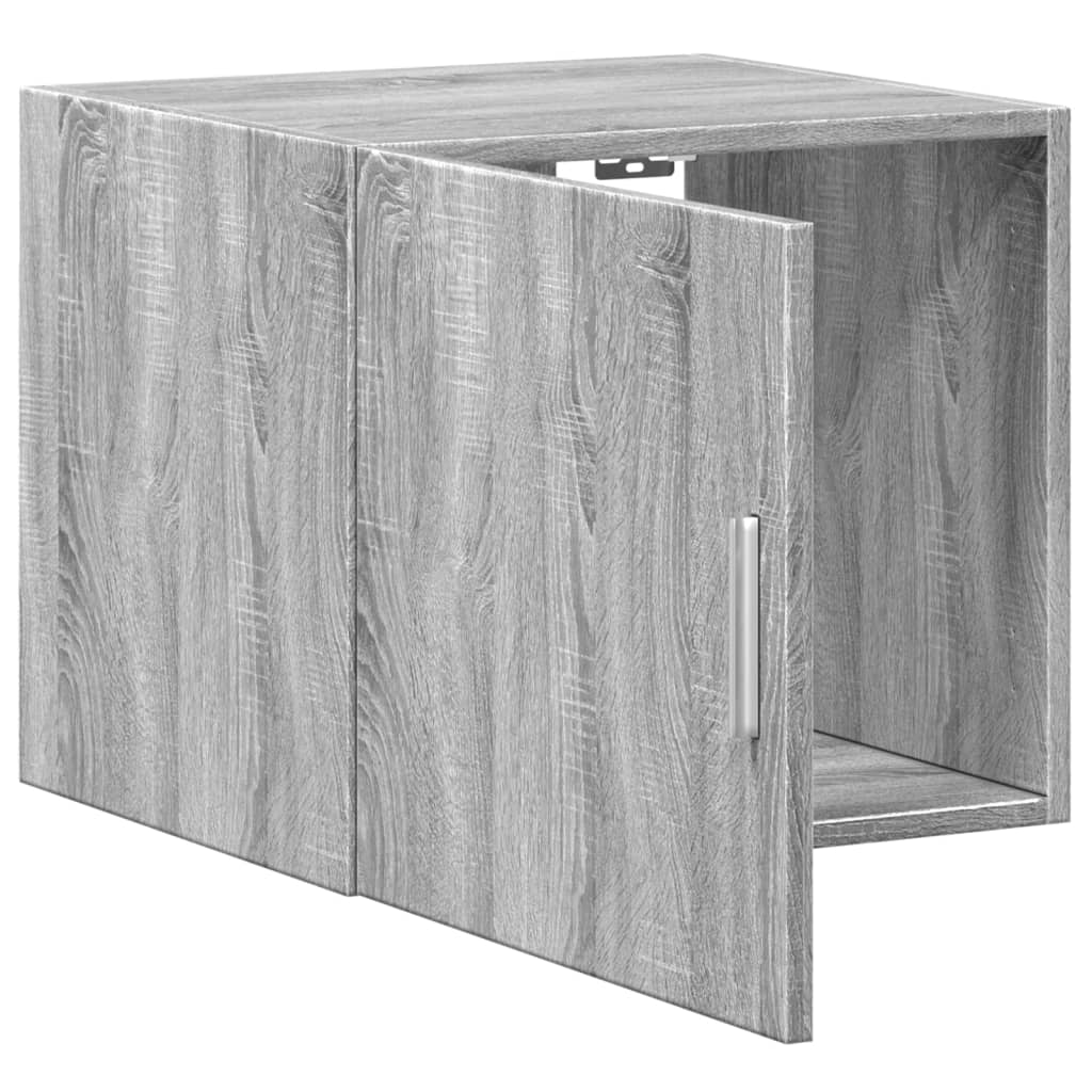 Wandkast 45x42,5x40 cm bewerkt hout grijs sonoma eikenkleurig is nu te koop bij PeponiXL, paradijselijk wonen!