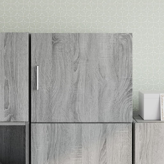 Wandkast 45x42,5x40 cm bewerkt hout grijs sonoma eikenkleurig is nu te koop bij PeponiXL, paradijselijk wonen!