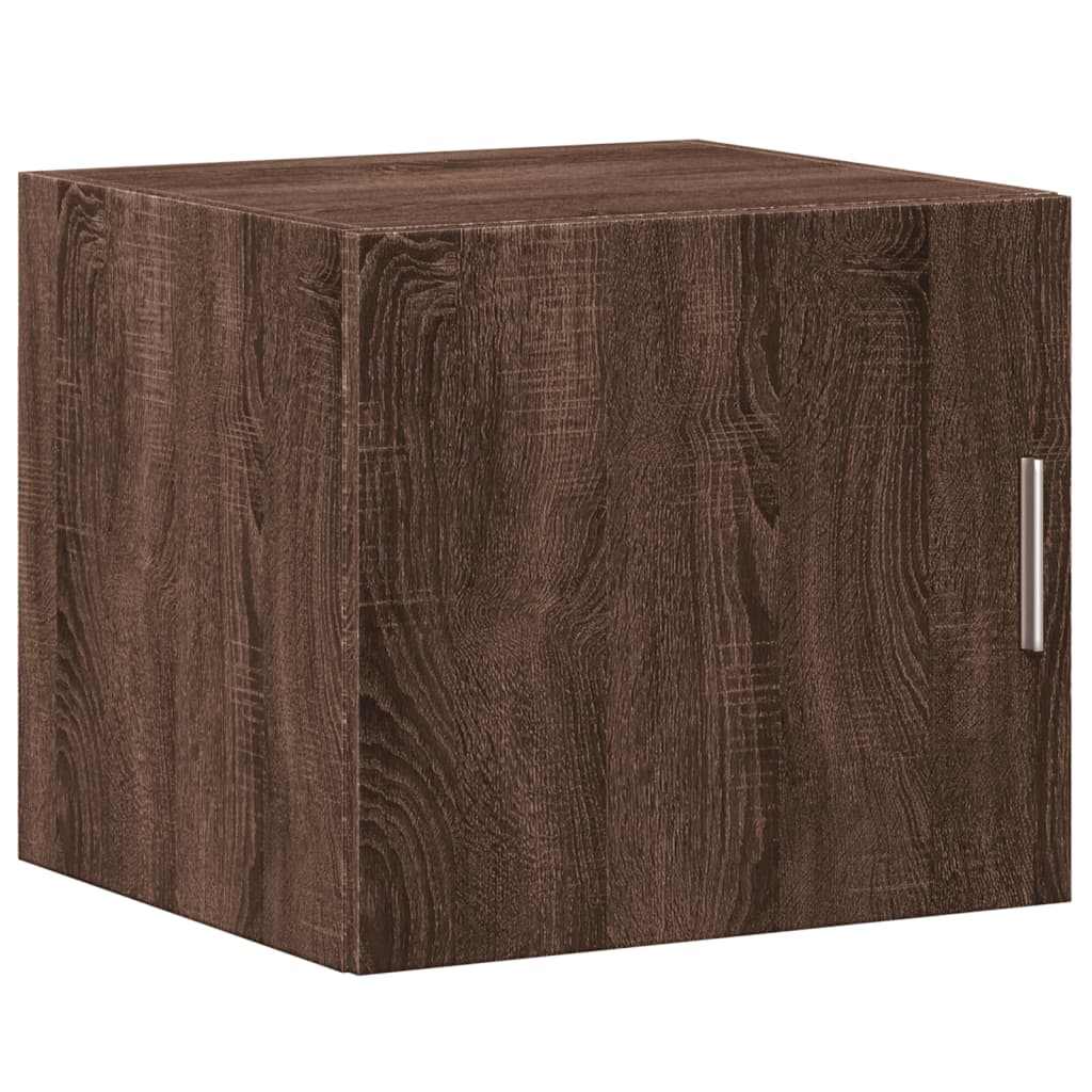 Wandkast 45x42,5x40 cm bewerkt hout bruin eikenkleurig is nu te koop bij PeponiXL, paradijselijk wonen!