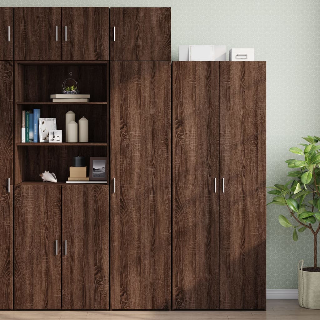 Wandkast 45x42,5x40 cm bewerkt hout bruin eikenkleurig is nu te koop bij PeponiXL, paradijselijk wonen!
