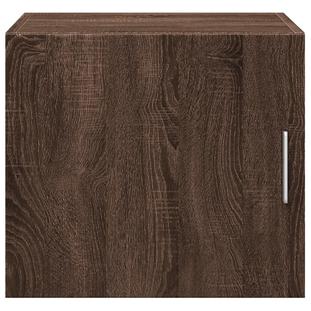Wandkast 45x42,5x40 cm bewerkt hout bruin eikenkleurig is nu te koop bij PeponiXL, paradijselijk wonen!