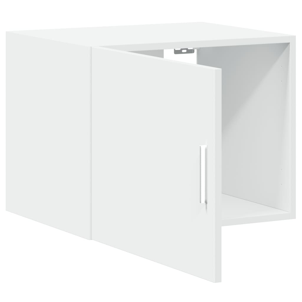 Wandkast 50x42,5x40 cm bewerkt hout wit is nu te koop bij PeponiXL, paradijselijk wonen!
