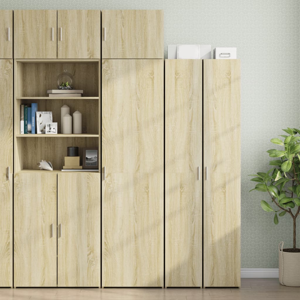 Wandkast 50x42,5x40 cm bewerkt hout sonoma eikenkleurig is nu te koop bij PeponiXL, paradijselijk wonen!