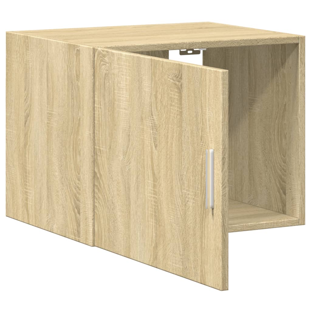 Wandkast 50x42,5x40 cm bewerkt hout sonoma eikenkleurig is nu te koop bij PeponiXL, paradijselijk wonen!