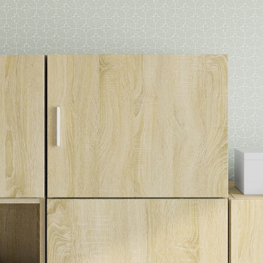 Wandkast 50x42,5x40 cm bewerkt hout sonoma eikenkleurig is nu te koop bij PeponiXL, paradijselijk wonen!