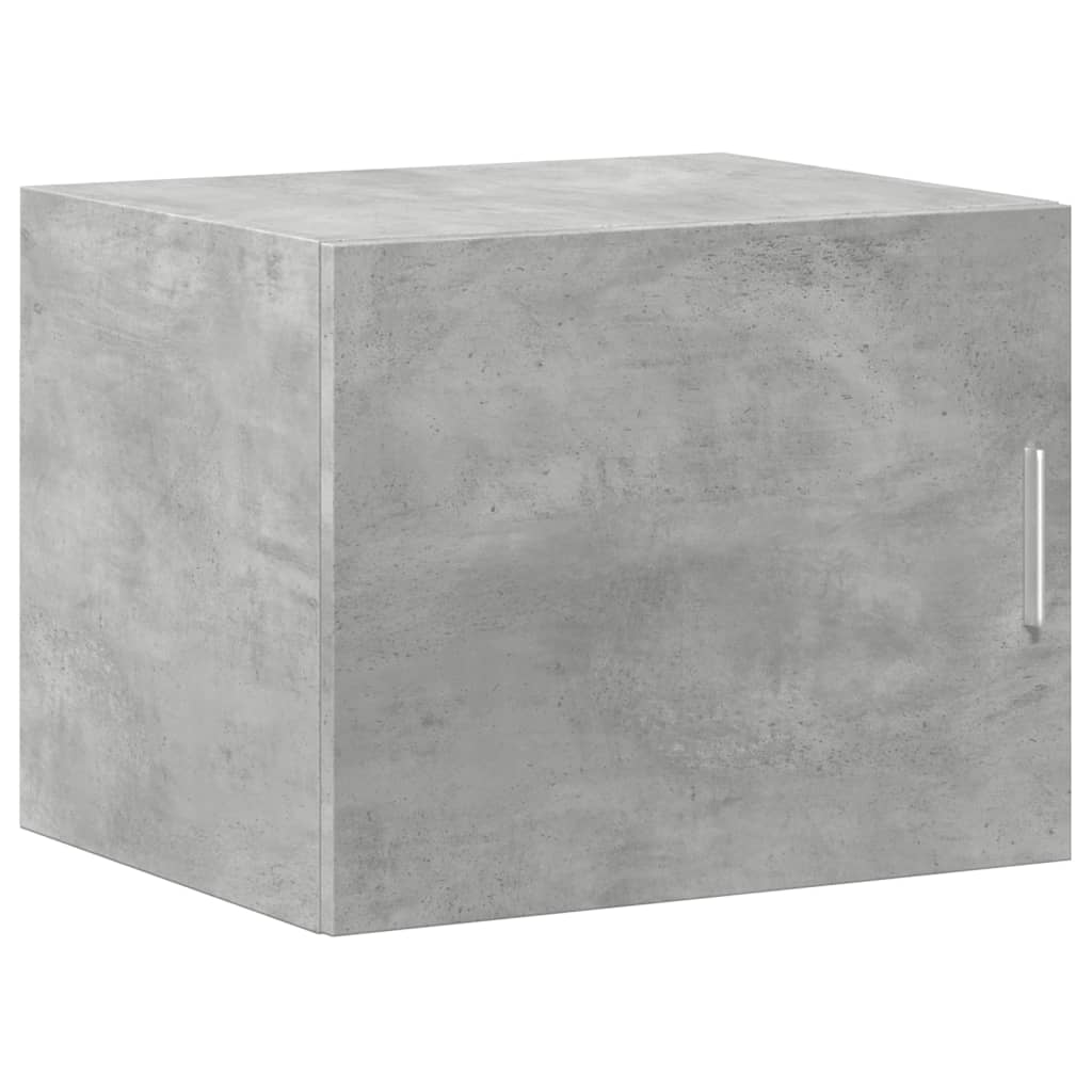 Wandkast 50x42,5x40 cm bewerkt hout betongrijs is nu te koop bij PeponiXL, paradijselijk wonen!