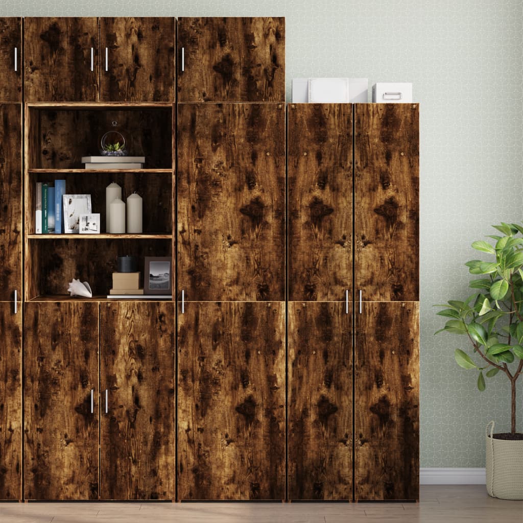 Wandkast 50x42,5x40 cm bewerkt hout gerookt eikenkleurig is nu te koop bij PeponiXL, paradijselijk wonen!