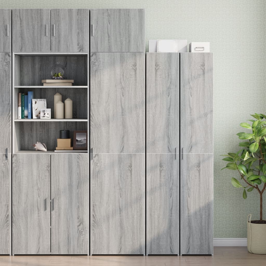 Wandkast 50x42,5x40 cm bewerkt hout grijs sonoma is nu te koop bij PeponiXL, paradijselijk wonen!