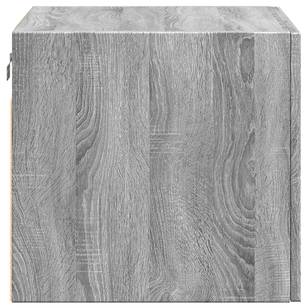 Wandkast 50x42,5x40 cm bewerkt hout grijs sonoma is nu te koop bij PeponiXL, paradijselijk wonen!