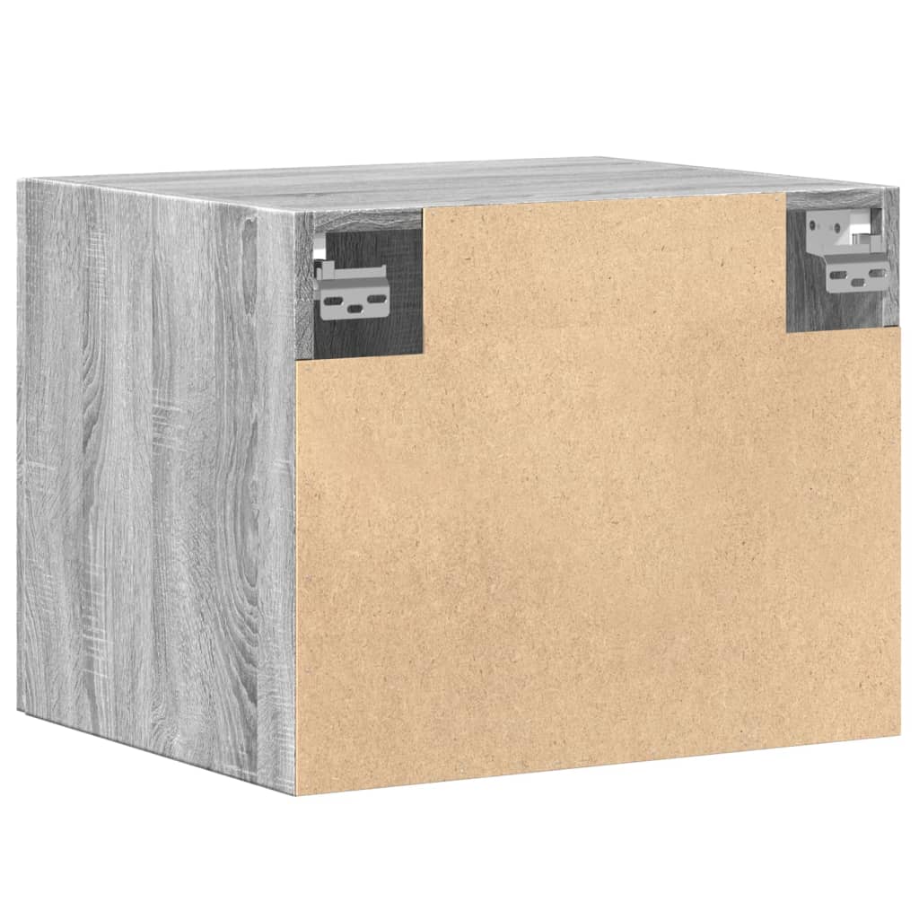 Wandkast 50x42,5x40 cm bewerkt hout grijs sonoma is nu te koop bij PeponiXL, paradijselijk wonen!